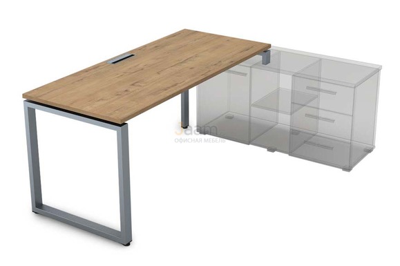 Мебель для персонала Стол для крепления на тумбу правый СТП-О.994