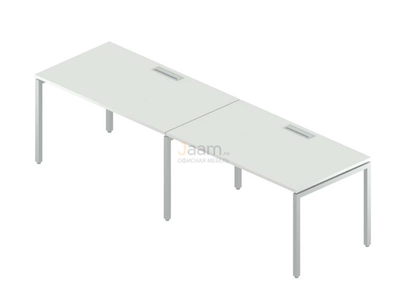 Мебель для персонала Двойная группа столов с люком RM-1.1(x2)+F-31
