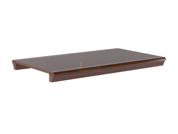 Кабинет руководителя Столешница прямая (средняя часть) с кожан. вставк. MN-TOP1412