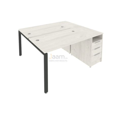 Мебель для персонала Рабочая станция с опорной тумбой Б.РС-СТП-2.2