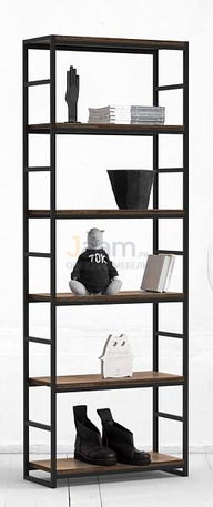 Мебель для персонала Стеллаж высокий с гор.орг. METALFRAME 2