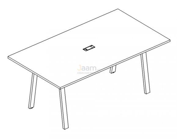Стол Стол для переговоров на металлокаркасе TRE Б3 121 БП