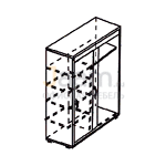 Мебель для гостиниц Офисный шкаф-купе ГР 910 ББ