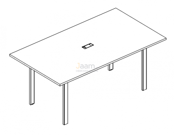 Стол Стол для переговоров на металлокаркасе UNO Б1 122 БП