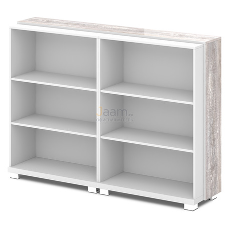 Кабинет руководителя Стеллаж средний двойной L-66