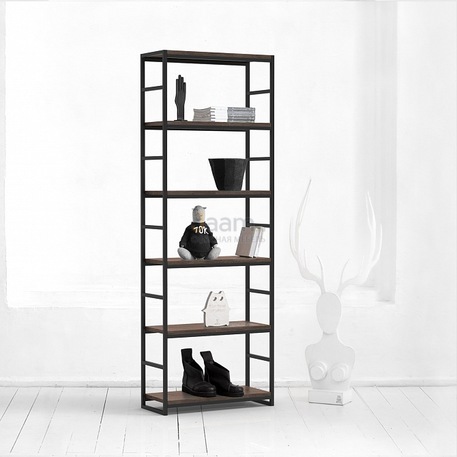 Мебель для персонала Стеллаж низкий с гор.орг. METALFRAME OAK 2