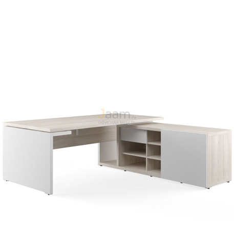 Кабинет руководителя Стол рабочий на опорной креденции правый ZIO285107
