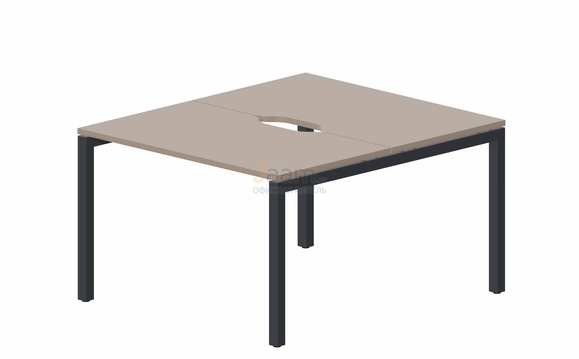 Мебель для персонала Составной стол на 2 рабочих места PEN2TV127 (2 эргономичных выреза)