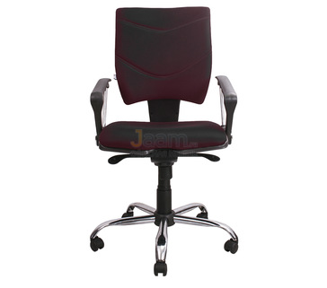 Кресло для персонала Spring Lux grey cfs silver