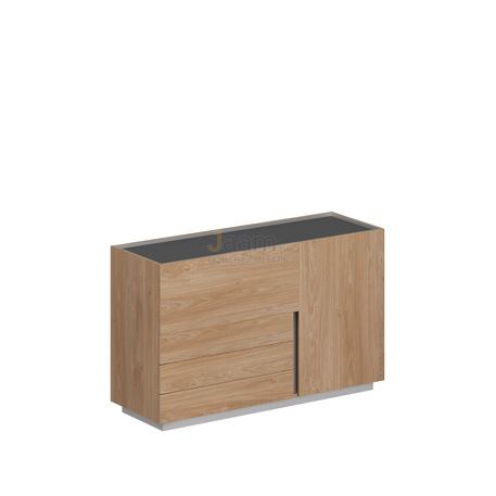 Кабинет руководителя Офисный шкаф OL-20-14.GN.GN.GN.L