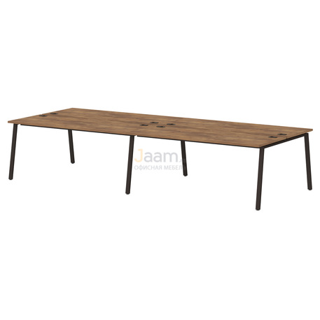 Мебель для персонала Бенч-система на 4 рабочих места на металлокаркасе Т-157