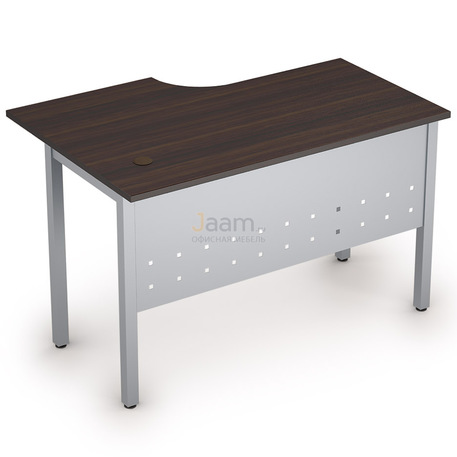 Мебель для персонала Стол криволинейный на металлических опорах правый 2МК.144