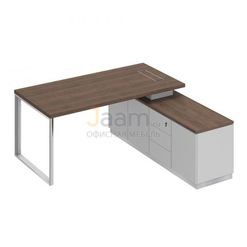 Кабинет руководителя Стол руководителя на опорной тумбе (левый/правый) БР 101