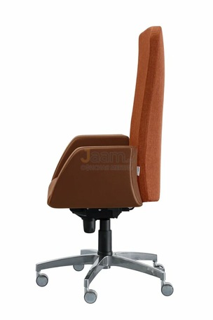 Кресло Сигма/П комбиниров. кожа стандарт/база алюминий