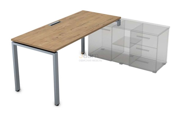 Мебель для персонала Стол для крепления на тумбу правый СТП-П.985