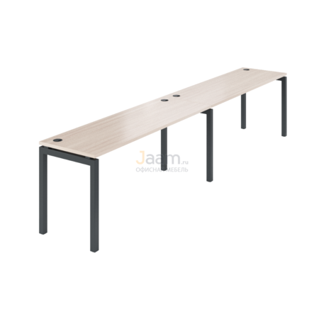 Мебель для персонала Бенч линейный на 2 рабочих места АМБЛ-005.60-2
