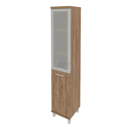 Кабинет руководителя Офисный шкаф высокий узкий правый KSU-1.2R Пр