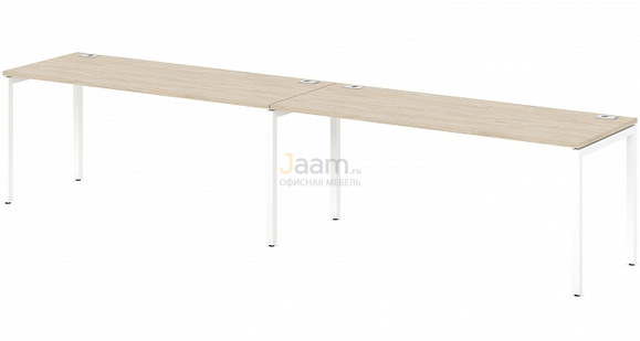 Мебель для персонала Линейный кластер на 2 рабочих места S-138