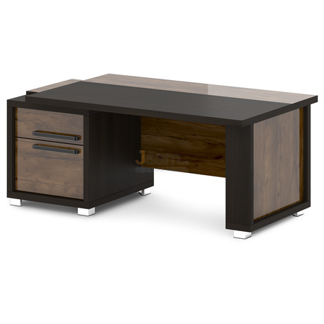 Кабинет руководителя Стол руководителя с одной тумбой L-110пр/л
