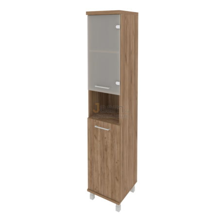 Кабинет руководителя Офисный шкаф высокий узкий правый KSU-1.4 Пр