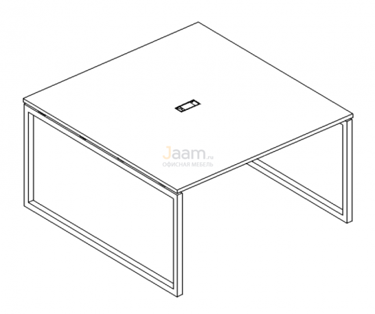 Стол Стол для переговоров на металлокаркасе QUATTRO Б4 134 БП