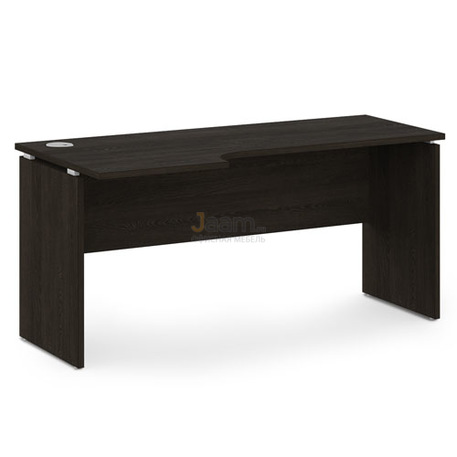 Мебель для персонала Стол письменный с заглушкой кабель-канала V-36л