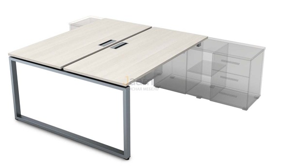 Мебель для персонала Бенч на 2 рабочих места СПБ-О.989