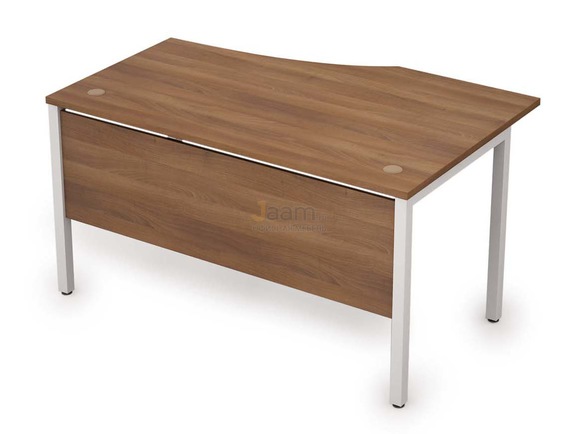 Мебель для персонала Стол криволинейный с экраном из ДСП левый 6МД.022