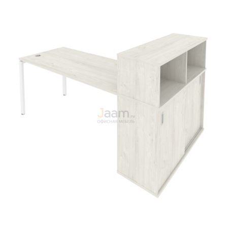 Мебель для персонала Стол письменный с опорным шкафом-купе Б.РС-СШК-3.4