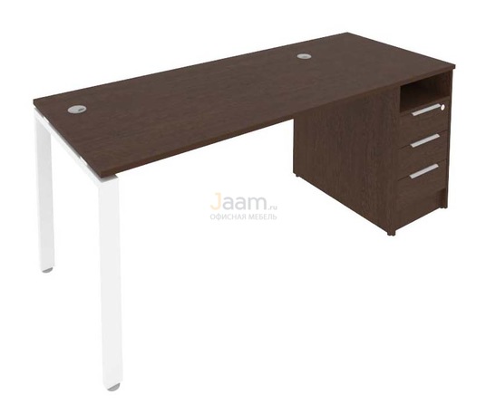 Мебель для персонала Рабочая станция с опорной тумбой Б.РС-СТП -1.3