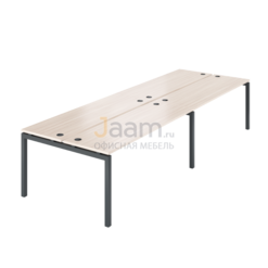 Мебель для персонала Бенч двойной на 4 рабочих места АМБ-005.60-4