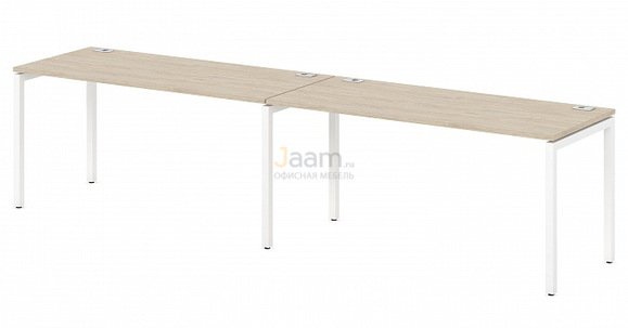 Мебель для персонала Линейный кластер на 2 рабочих места S-137