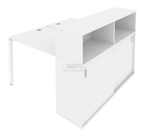 Мебель для персонала Рабочая станция с опорным шкафом-купе Б.РС-СШК-2.1