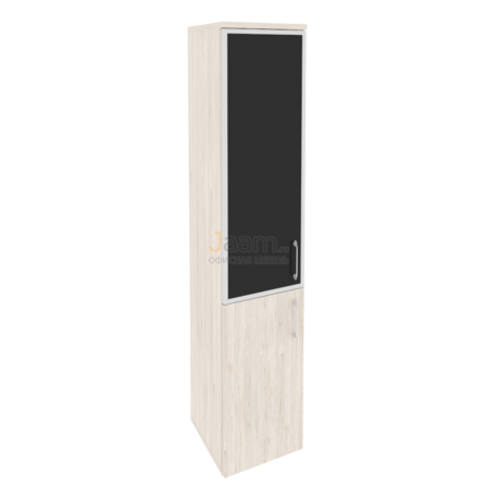 Мебель для персонала Офисный шкаф высокий узкий левый O.SU-1.2RB(L)