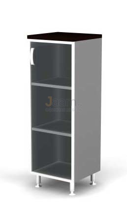 Мебель для персонала Шкаф правый, стеклянная дверь в раме BR81.0311