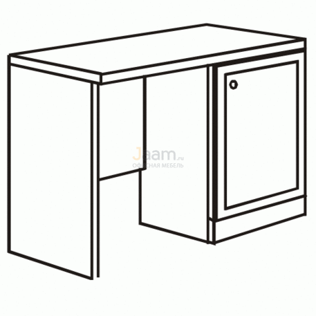 Мебель для гостиниц Стол для фригобара левый R6110