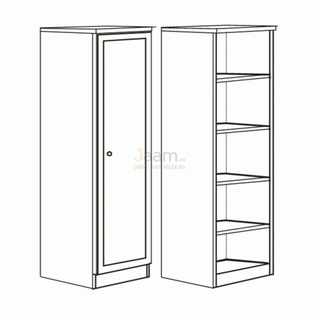 Мебель для гостиниц Офисный шкаф левый R6707