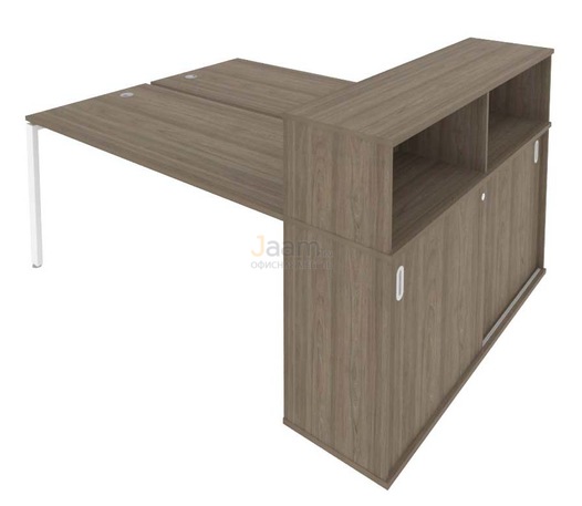 Мебель для персонала Рабочая станция с опорным шкафом-купе Б.РС-СШК-2.4