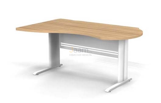 Мебель для персонала Стол асимметричный левый на L-образном каркасе B105/1