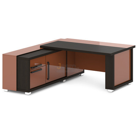 Кабинет руководителя Стол руководителя с греденцией L-111пр/л