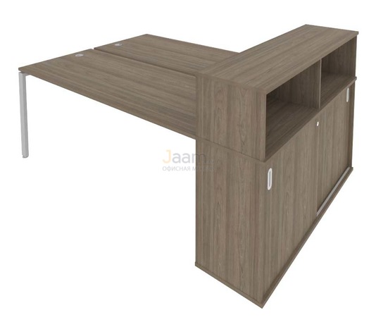 Мебель для персонала Рабочая станция с опорным шкафом-купе Б.РС-СШК-2.5