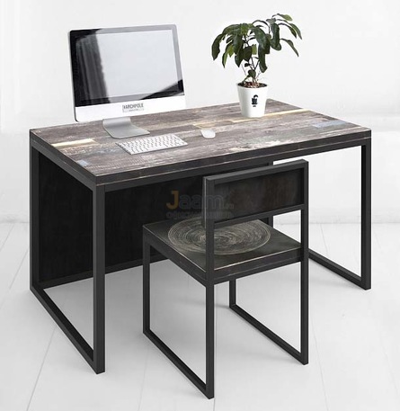 Мебель для персонала Стол рабочий с панелью METALFRAME OLD WOOD