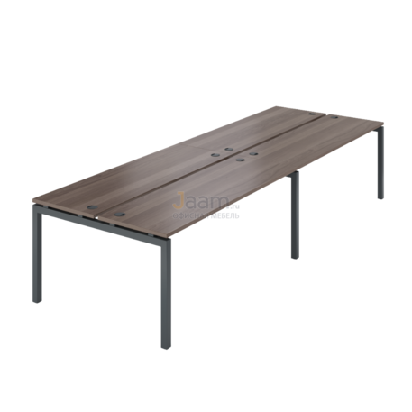Мебель для персонала Бенч двойной на 4 рабочих места АМБ-005.60-4