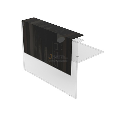 Стойка ресепшн Фартук прямой с подсветкой 1ПФ.004.1 2