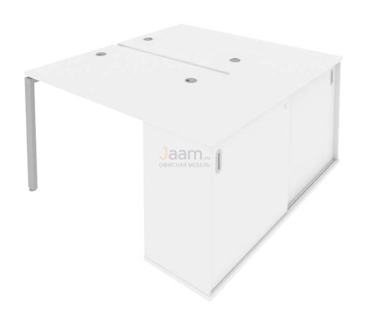 Мебель для персонала Рабочая станция с опорным шкафом-купе Б.РС-СШК-1.1