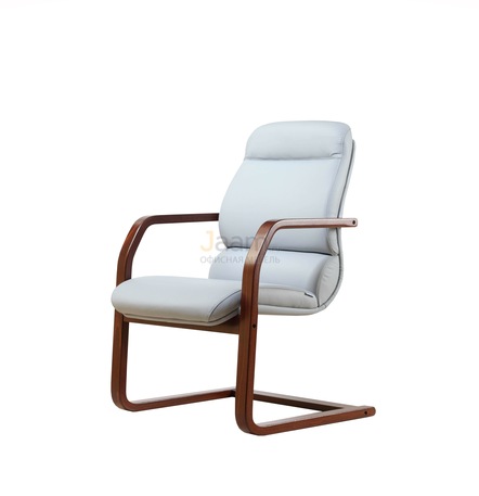 Кресло Комфорт/В Кожа нестандартная/база дерево