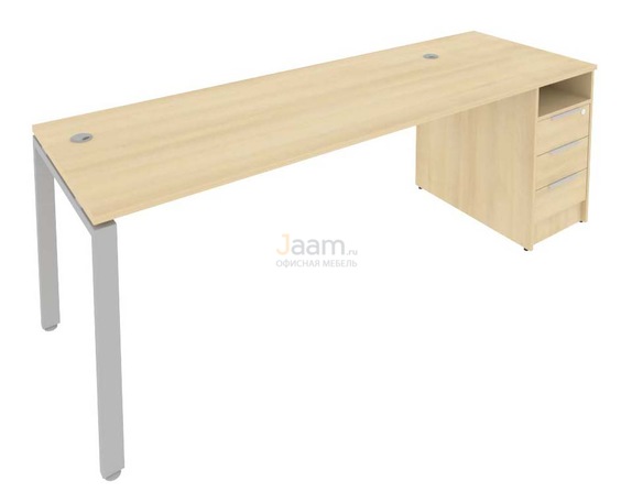 Мебель для персонала Рабочая станция с опорной тумбой Б.РС-СТП -1.5
