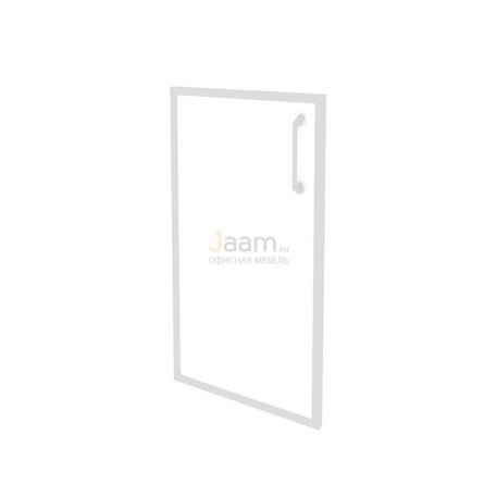 Мебель для персонала Фасад стекло в раме низкий левый O.SR-3(L) white