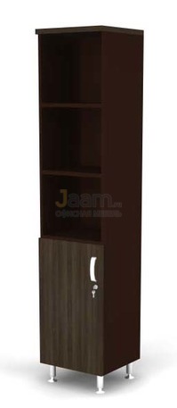 Мебель для персонала Стеллаж полуоткрытый 5-ур., глухая L-дверь BR81.0504