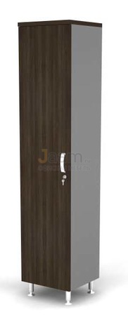 Мебель для персонала Гардероб с крючками, глухая L-дверь BR84.0506